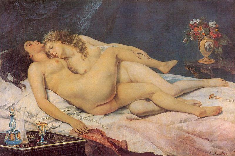 Gustave Courbet Sleep oil painting image